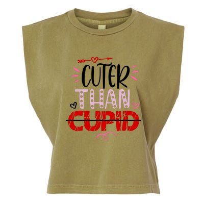 Cuter Than Cupid Valentine's Day Gift Garment-Dyed Women's Muscle Tee