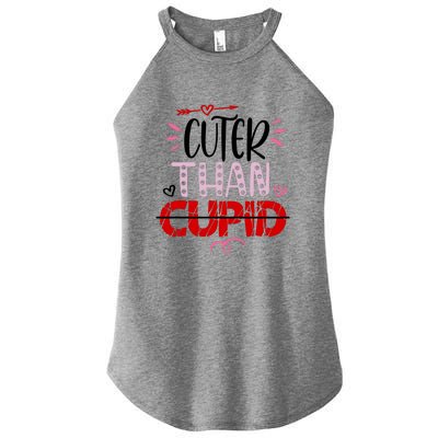 Cuter Than Cupid Valentine's Day Gift Women's Perfect Tri Rocker Tank