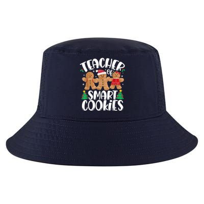 Christmas Teacher Cute Gingerbread Cookies Cool Comfort Performance Bucket Hat