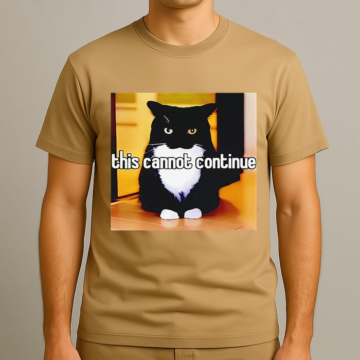 Cat This Cannot Continue T-Shirt