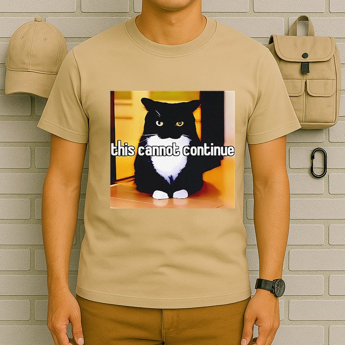 Cat This Cannot Continue T-Shirt
