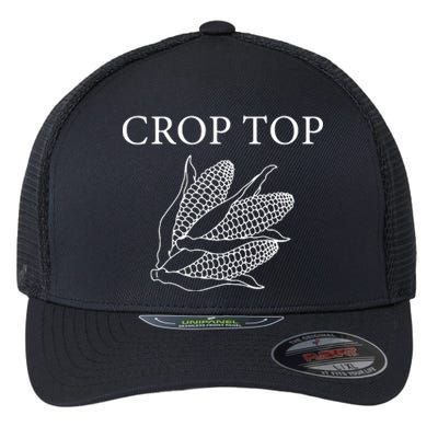 Crop Top Corn Gift For Farm Girl Flexfit Unipanel Trucker Cap