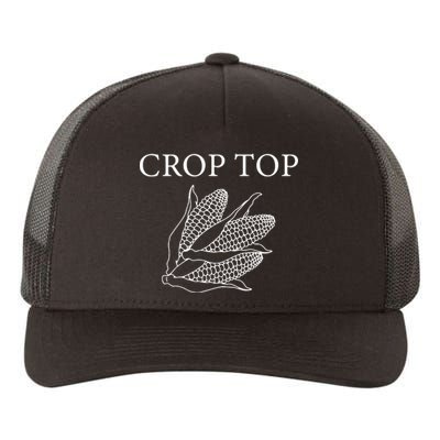 Crop Top Corn Gift For Farm Girl Yupoong Adult 5-Panel Trucker Hat