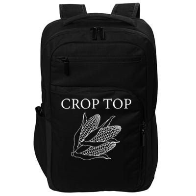 Crop Top Corn Gift For Farm Girl Impact Tech Backpack