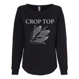 Crop Top Corn Gift For Farm Girl Womens California Wash Sweatshirt