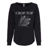 Crop Top Corn Gift For Farm Girl Womens California Wash Sweatshirt