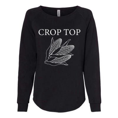 Crop Top Corn Gift For Farm Girl Womens California Wash Sweatshirt