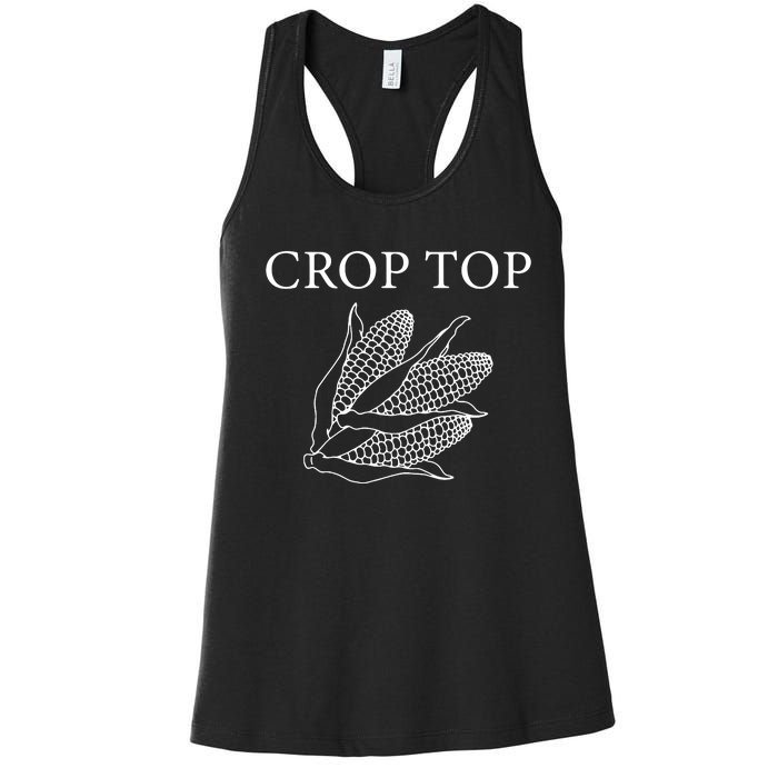 Crop Top Corn Gift For Farm Girl Women's Racerback Tank