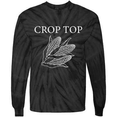 Crop Top Corn Gift For Farm Girl Tie-Dye Long Sleeve Shirt