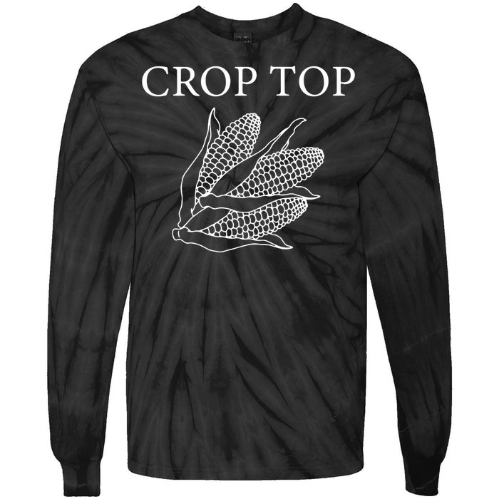 Crop Top Corn Gift For Farm Girl Tie-Dye Long Sleeve Shirt