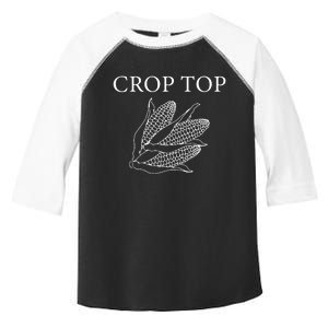 Crop Top Corn Gift For Farm Girl Toddler Fine Jersey T-Shirt