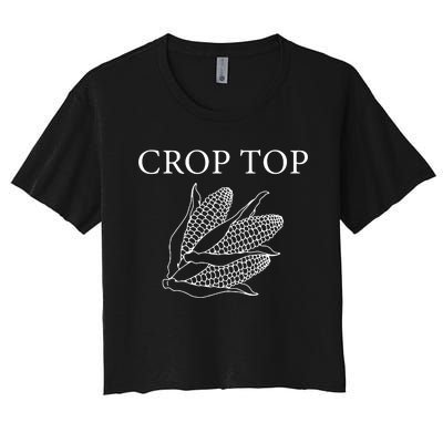 Crop Top Corn Gift For Farm Girl Women's Crop Top Tee