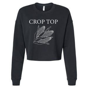 Crop Top Corn Gift For Farm Girl Cropped Pullover Crew