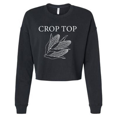 Crop Top Corn Gift For Farm Girl Cropped Pullover Crew