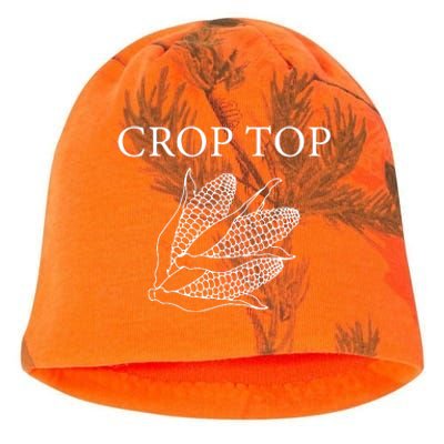 Crop Top Corn Gift For Farm Girl Kati - Camo Knit Beanie