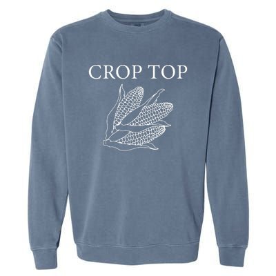 Crop Top Corn Gift For Farm Girl Garment-Dyed Sweatshirt