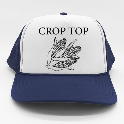 Crop Top Corn Gift For Farm Girl Trucker Hat