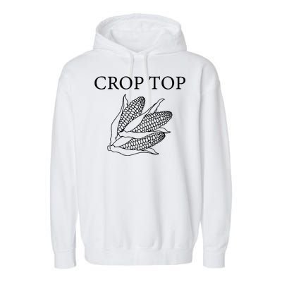 Crop Top Corn Gift For Farm Girl Garment-Dyed Fleece Hoodie