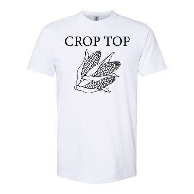 Crop Top Corn Gift For Farm Girl Softstyle® CVC T-Shirt