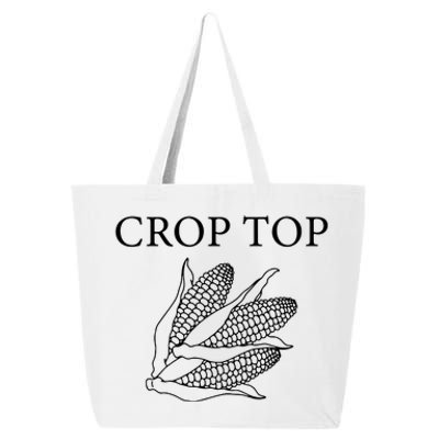 Crop Top Corn Gift For Farm Girl 25L Jumbo Tote