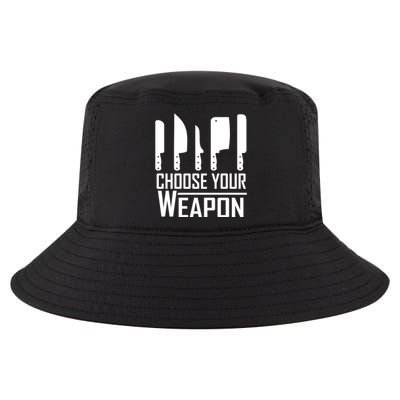 Chef Tools Choose Your Weapon Knives Design Cool Gift Cool Comfort Performance Bucket Hat