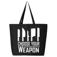 Chef Tools Choose Your Weapon Knives Design Cool Gift 25L Jumbo Tote
