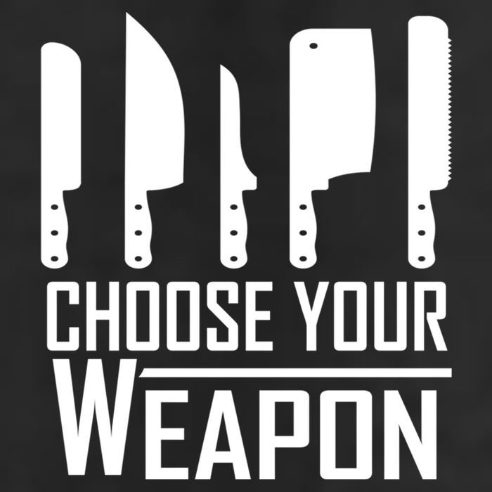 Chef Tools Choose Your Weapon Knives Design Cool Gift 25L Jumbo Tote