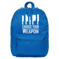 Chef Tools Choose Your Weapon Knives Design Cool Gift 16 in Basic Backpack