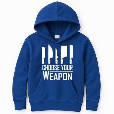 Chef Tools Choose Your Weapon Knives Design Cool Gift Kids Hoodie