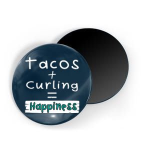 Curling Tacos + Curling = Happiness Magnet