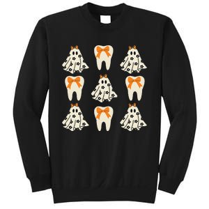 Cute Tooth Coquette Halloween Dental Hygiene Student Sweatshirt