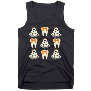 Cute Tooth Coquette Halloween Dental Hygiene Student Tank Top