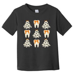 Cute Tooth Coquette Halloween Dental Hygiene Student Toddler T-Shirt