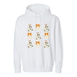 Cute Tooth Coquette Halloween Dental Hygiene Student Garment-Dyed Fleece Hoodie