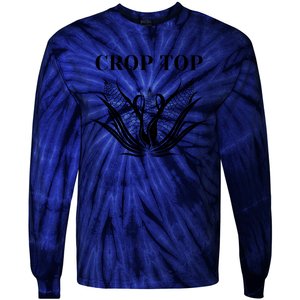 Crop Top Corn Tie-Dye Long Sleeve Shirt