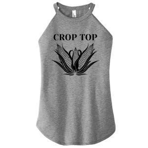 Crop Top Corn Women's Perfect Tri Rocker Tank