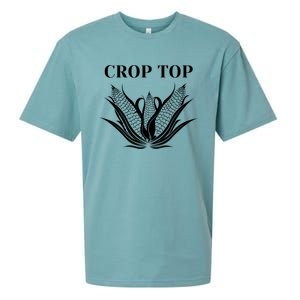 Crop Top Corn Sueded Cloud Jersey T-Shirt