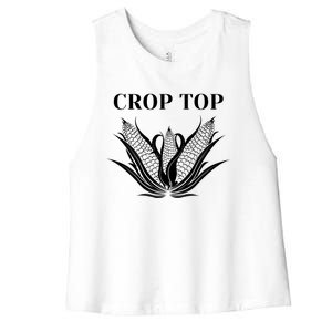 Crop Top Corn Women's Racerback Cropped Tank