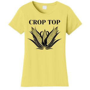 Crop Top Corn Women's T-Shirt