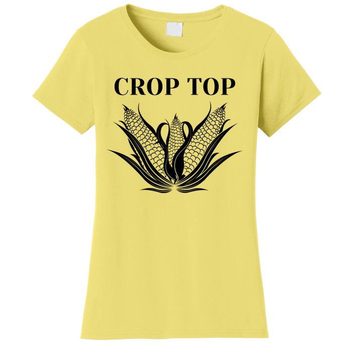 Crop Top Corn Women's T-Shirt