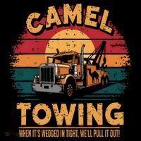 Camel Towing Cool Humor Adult Humor Camel Towing Impact Tech Backpack