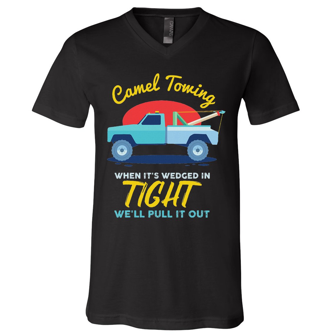 Camel Towing V-Neck T-Shirt