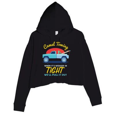 Camel Towing Crop Fleece Hoodie