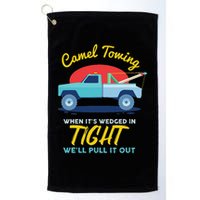 Camel Towing Golf Towel
