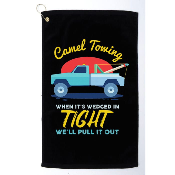 Camel Towing Golf Towel