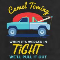 Camel Towing Golf Towel