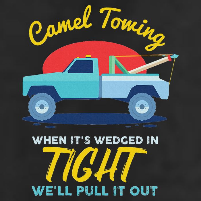 Camel Towing Golf Towel