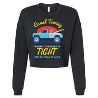 Camel Towing Cropped Pullover Crew