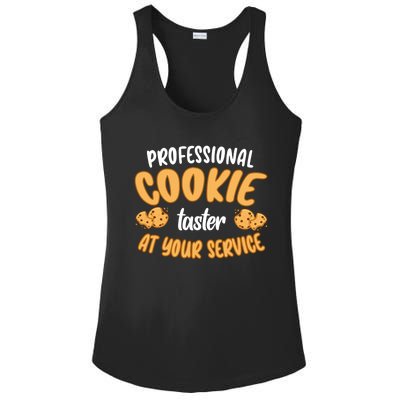 Cookie Tester Chocolate Chip Baker Professional Christmas Gift Ladies PosiCharge Competitor Racerback Tank