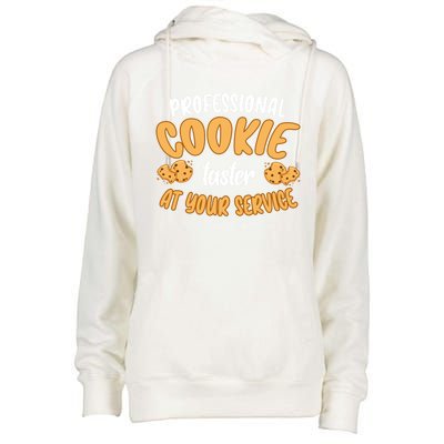 Cookie Tester Chocolate Chip Baker Professional Christmas Gift Womens Funnel Neck Pullover Hood